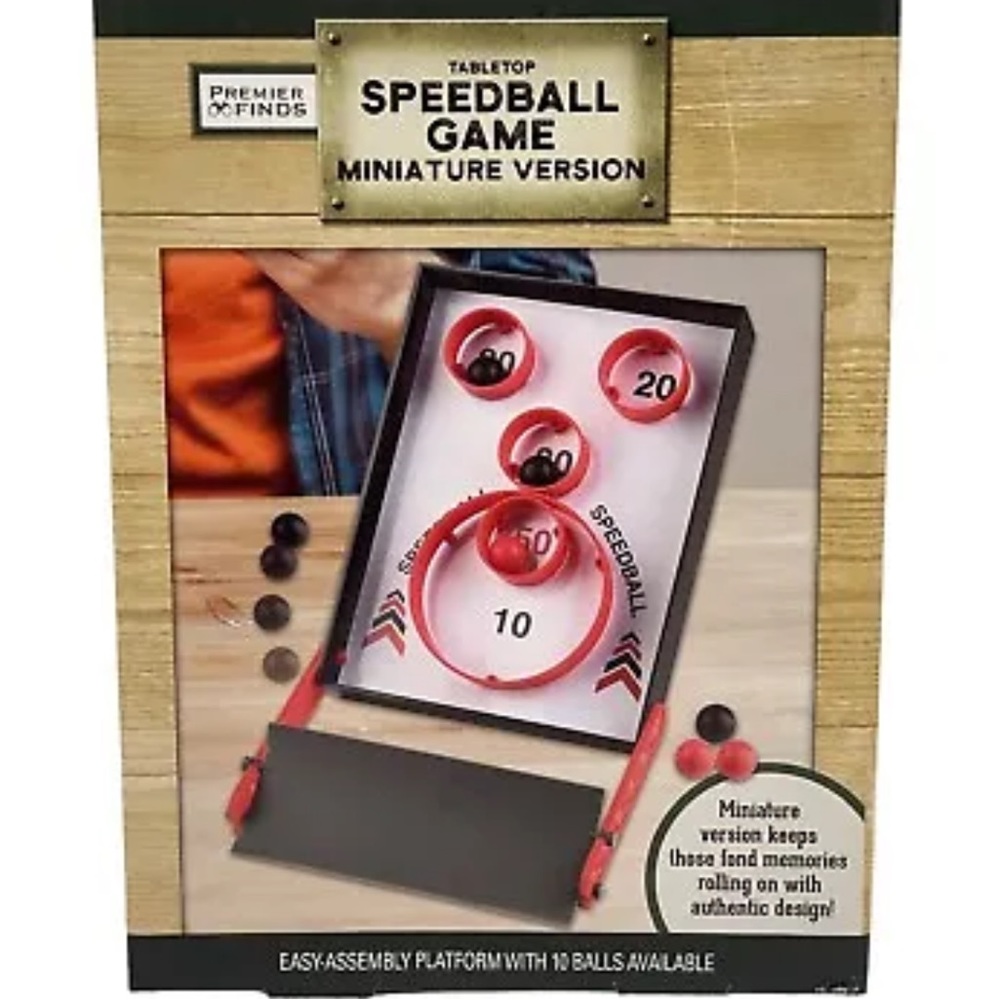 4/$20 Premier Finds Table Top Speedball Game Miniature Version Family Fun Game
